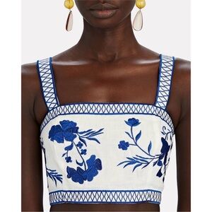 ALEXIS brand Beautiful Embroidered Crop Top